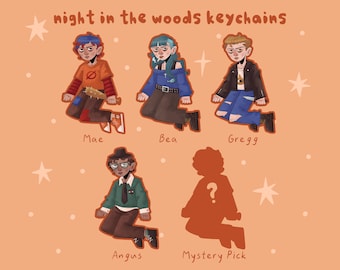 Portachiavi in acrilico Night In The Woods