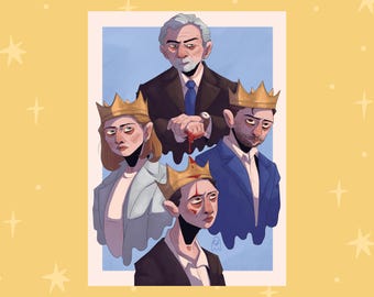 Stampa artistica della famiglia Roy Succession