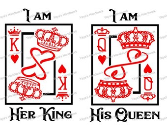 Download King and queen svg | Etsy