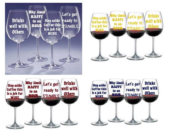 Download 9 Wine glass sayings Digital cutting files INSTANT | Etsy