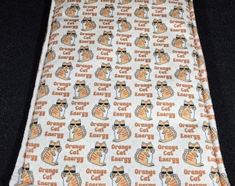 Handmade Catnip Crinkle Mats-Orange Cat Energy