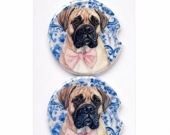 Custom Pet Photo Car Coaster – Personalized Dog & Cat Car Accessory Gift