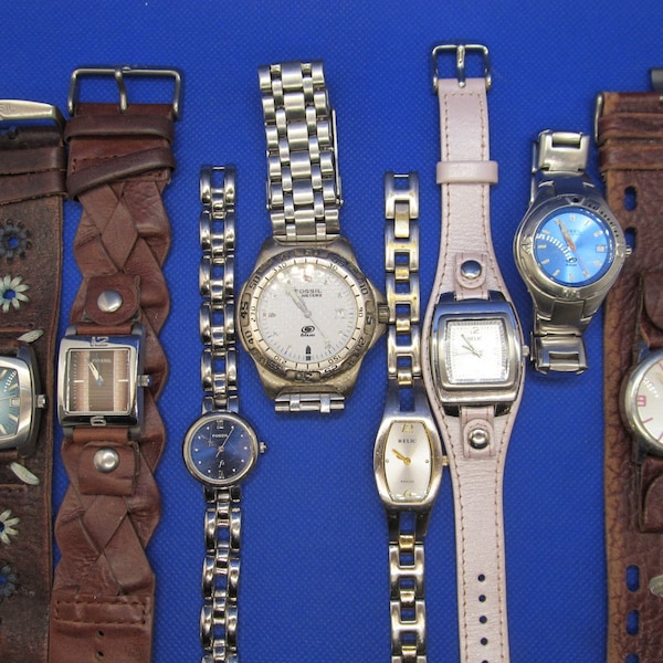 Fossil Vintage Watch Etsy