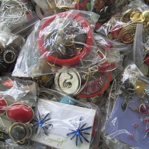 Huge earring lot, 200+ pairs, vintage and newer