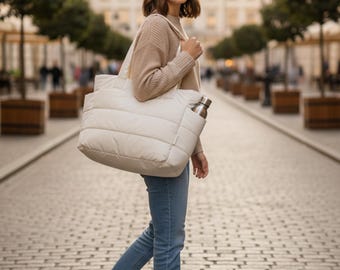 Bolso de mano ligero y esponjoso, ideal para viajes, trabajo y gimnasio.
