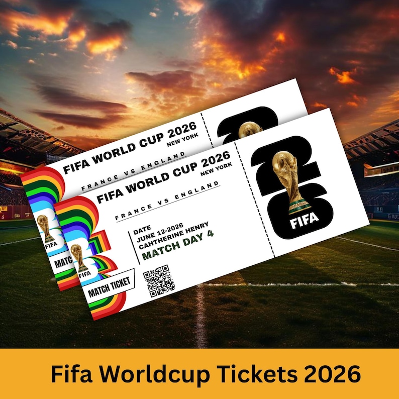 Fifa Worldcup Tickets 2026 for Celebrating the Ultimate Soccer ...
