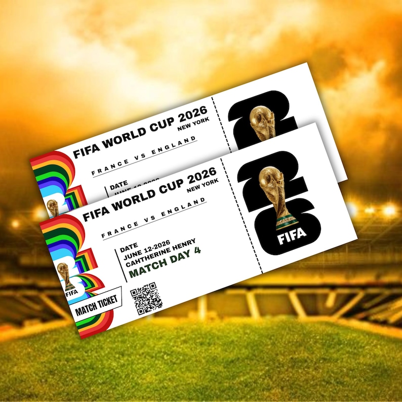 Fifa Worldcup Tickets 2026 for Celebrating the Ultimate Soccer ...