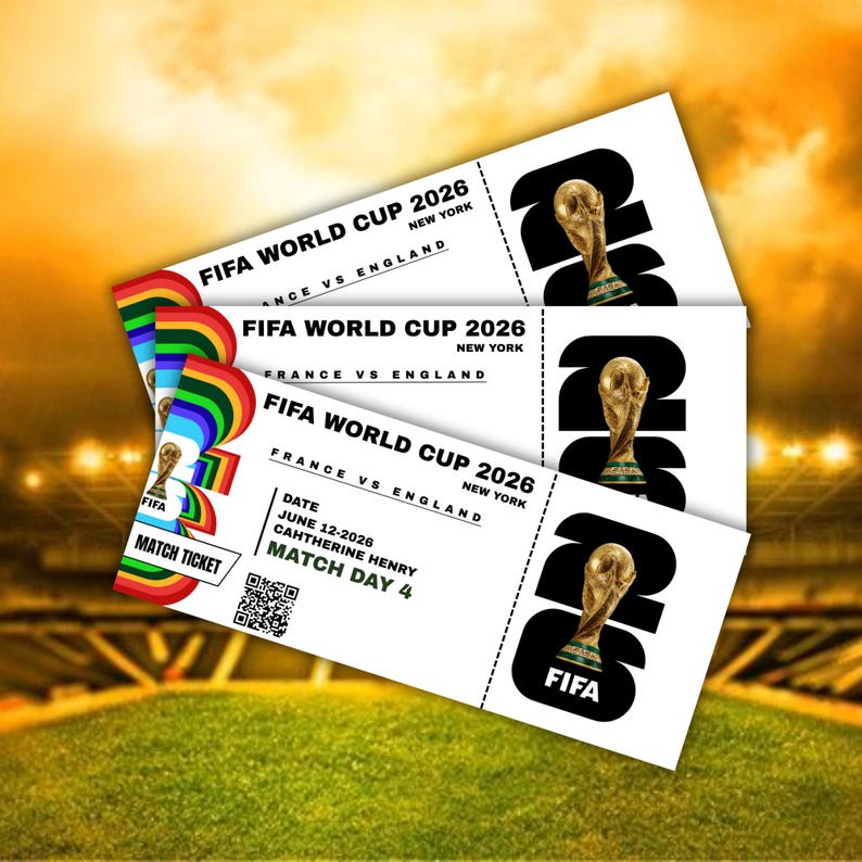 Fifa Worldcup Tickets 2026 for Celebrating the Ultimate Soccer ...