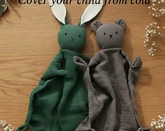 Comfort blanket sewing pattern, 2 in 1, PDF instant download, baby security blanket,gift for special