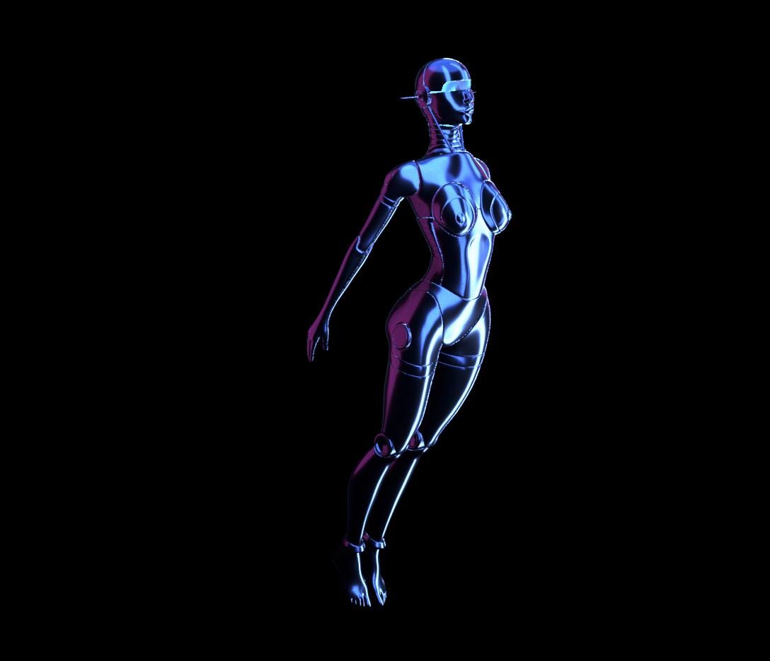 Sorayama Miniature Robot | Inspired by the Weeknd Statue | After