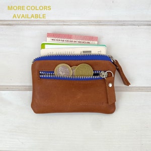 Leather pocket wallet, six colors available