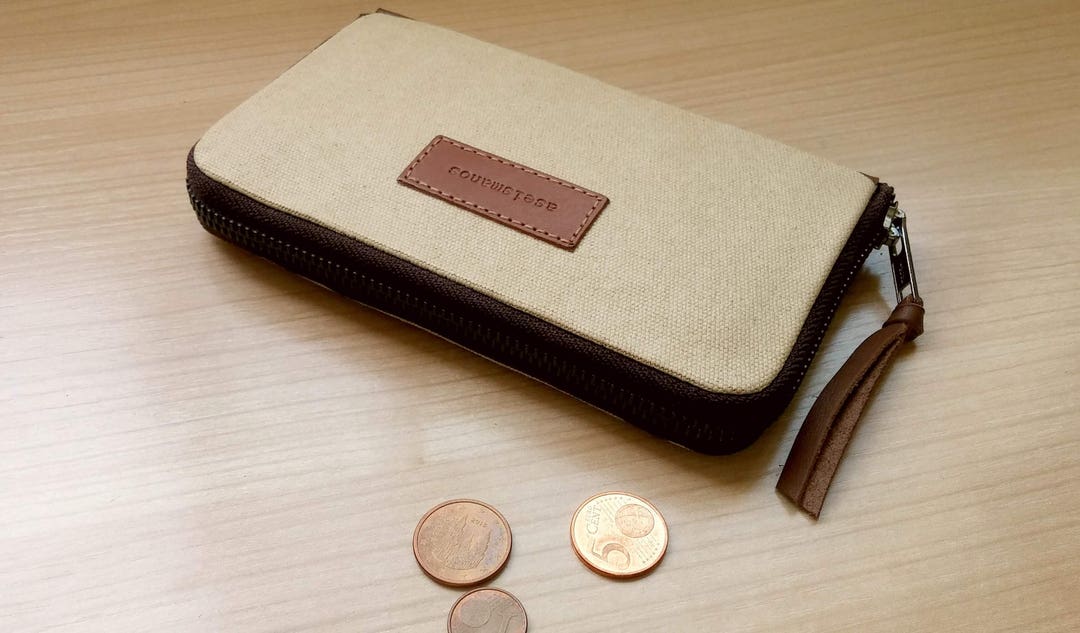 Medium Purse Zip Around Womens Wallet Womens Gift Etsy