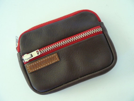Etsy - Aseismanos Brown Cartera De Cuero Pequeña Para Hombre -Monedero Marrón Oscuro - Billetera Regalo Él -Regalo Ella -Aseismanos