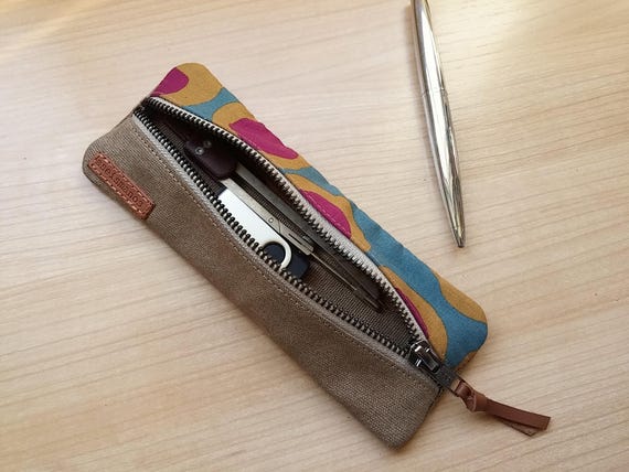 Small Pencil Case Pencil Case for Teacher Flat Pencil Pouch -  Denmark