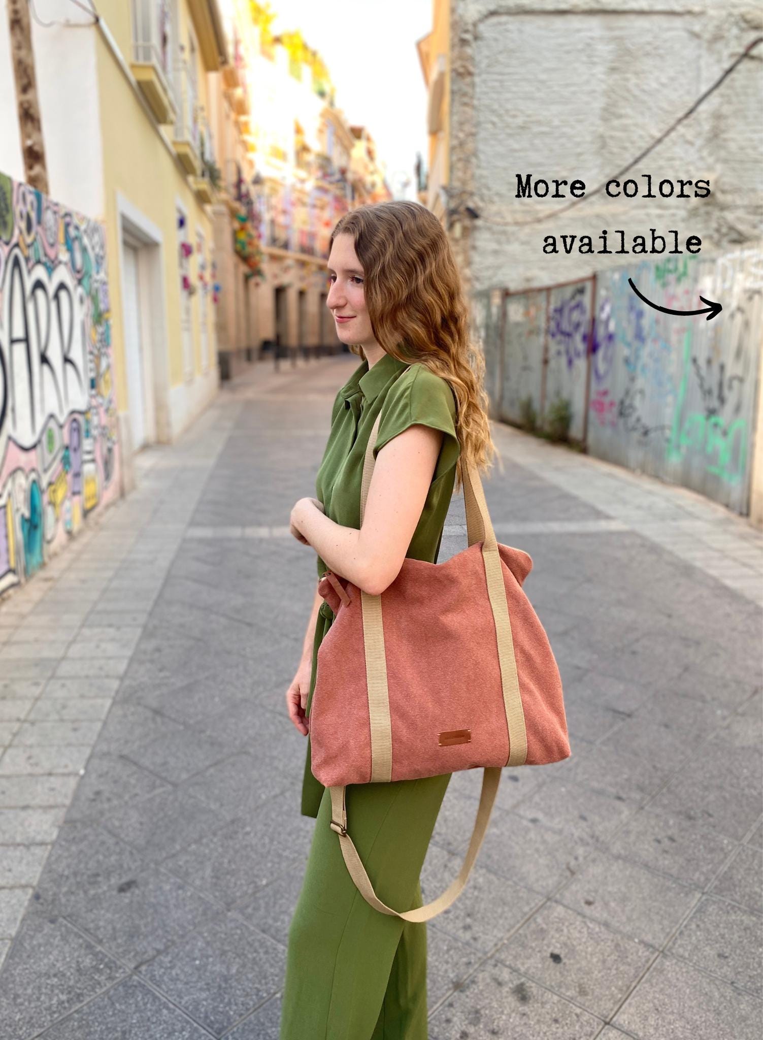 Mustard tote hotsell