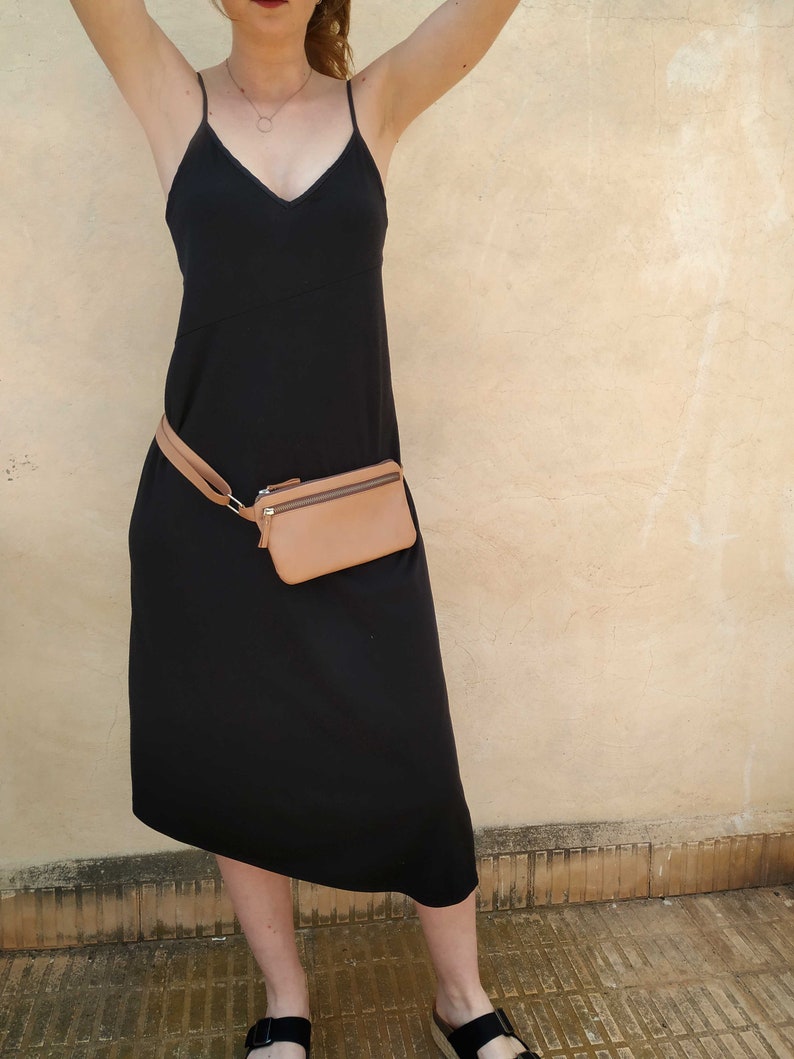 Leather belt bag Leather fanny pack