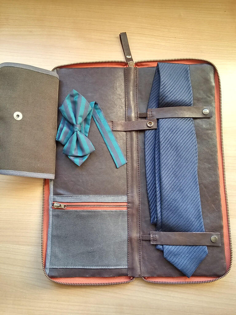 Tie case for travel Personalized zip tie case Etsy