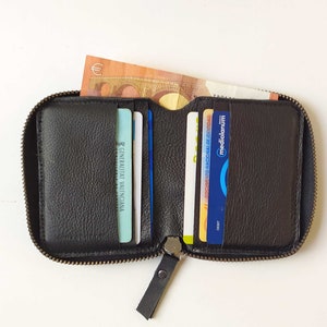 Cartera minimalista hombre en piel