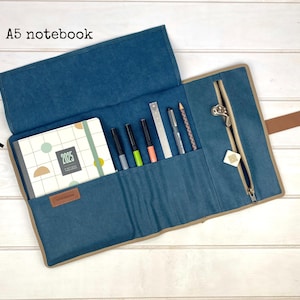 A5 notitieboekomslag, planneromslag, monogram planneromslag, tijdschriftomslag a5