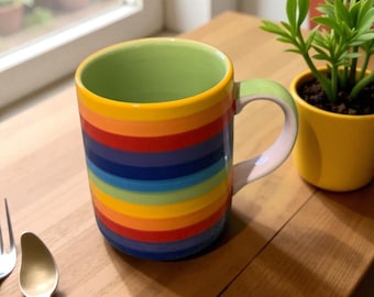 Hand painted mug by Windhorse.