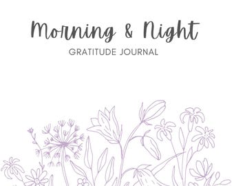 Journal de gratitude matin et soir - Numérique