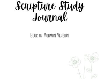 Journal d'étude des Écritures Version du Livre de Mormon - Numérique