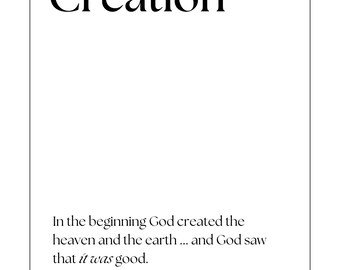 Old Testament Word of the Month Posters: Come Follow Me, Digital Prints