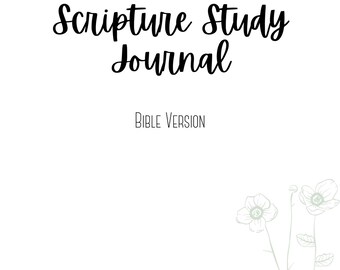 Version combinée du journal d'étude des Écritures - numérique