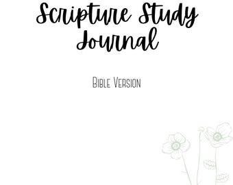 Journal d'étude des écritures bibliques Version de la Bible - Numérique