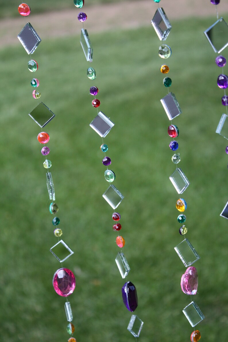 Hanging Garden Art Whimsical Suncatchers Tree Bling Etsy