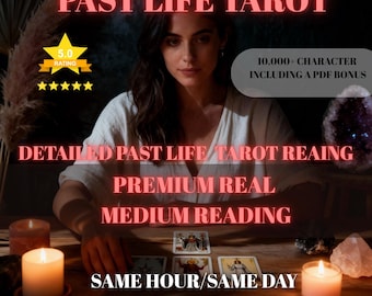 Past Life Tarot Reading | Karmic Soul Origin, Psychic Session (Same Day)