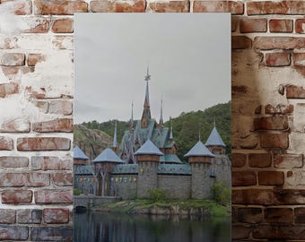 Arendelle Castle Print – Hong Kong Disneyland Frozen Art (Digital Download)