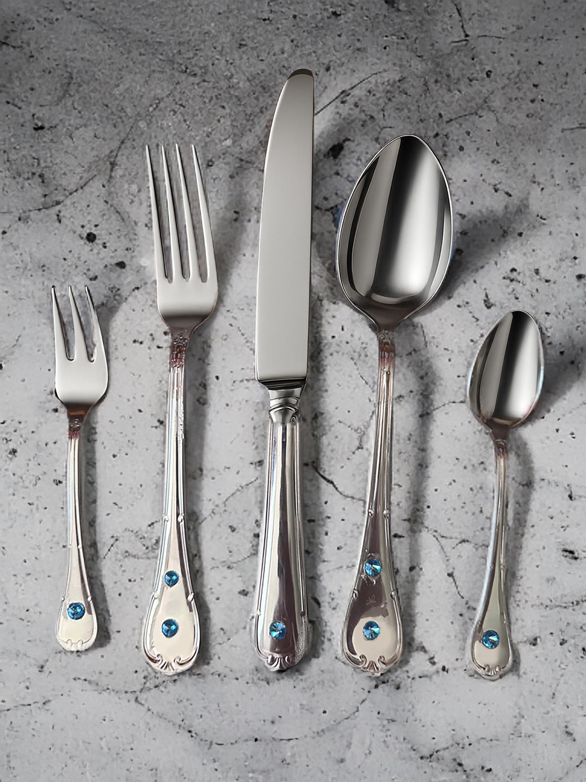  CRYSTAL ナイフ&フォーク Crystal Cutlery - Etsy