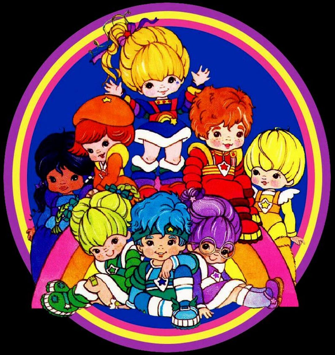 Rainbow Brite 80s Cartoon T Shirt Etsy 