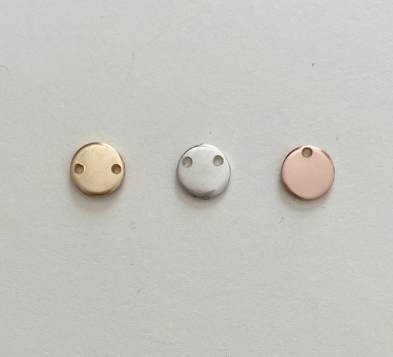 Circle blank 20 Sterling silver, Gold Filled, Rose  Gold Filled blank, Metal stamping blank, Wholesale, Bulk Pricing