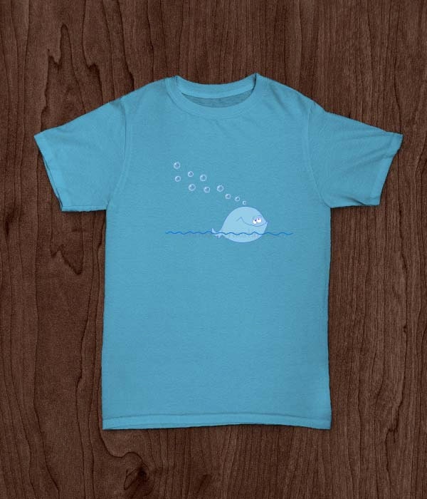 Cute Blue Whale Takes Bubble Bath in the Ocean on Mug Shirt - Etsy