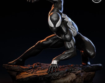 Hombre Araña Simbionte de Venom - Estatua 3D STL | Modelo 3D de alta calidad para impresión STL