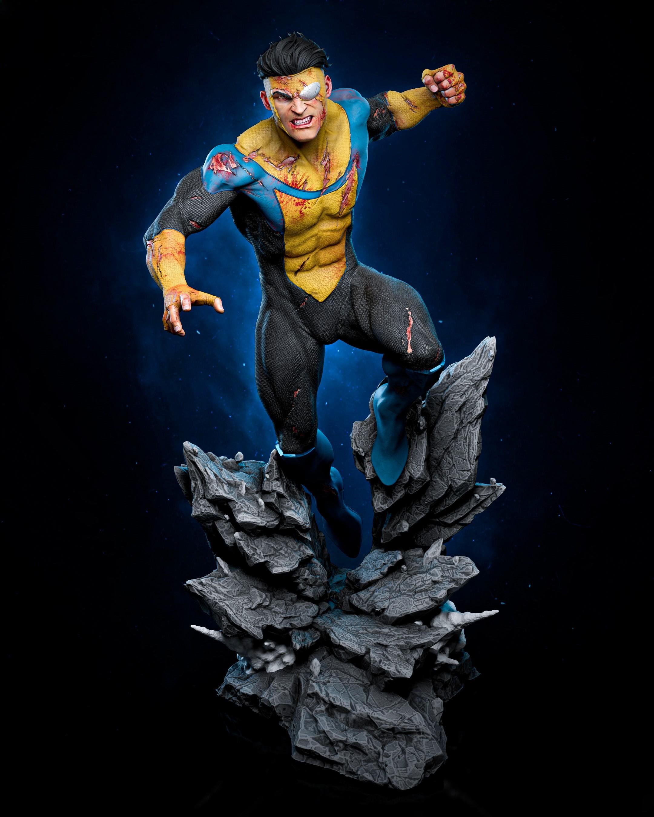 Invincible From Invincible - Statue 3D STL | High Detail 3D Print Model ...
