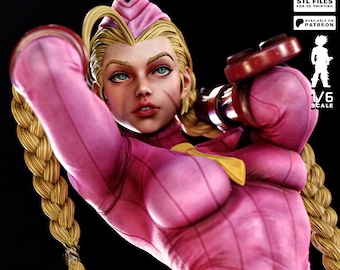 Cammy de Street Fighter - Archivo STL 3D | Archivo STL para resina | Archivo STL para FDM | Descarga instantánea STL | Figura de fan art