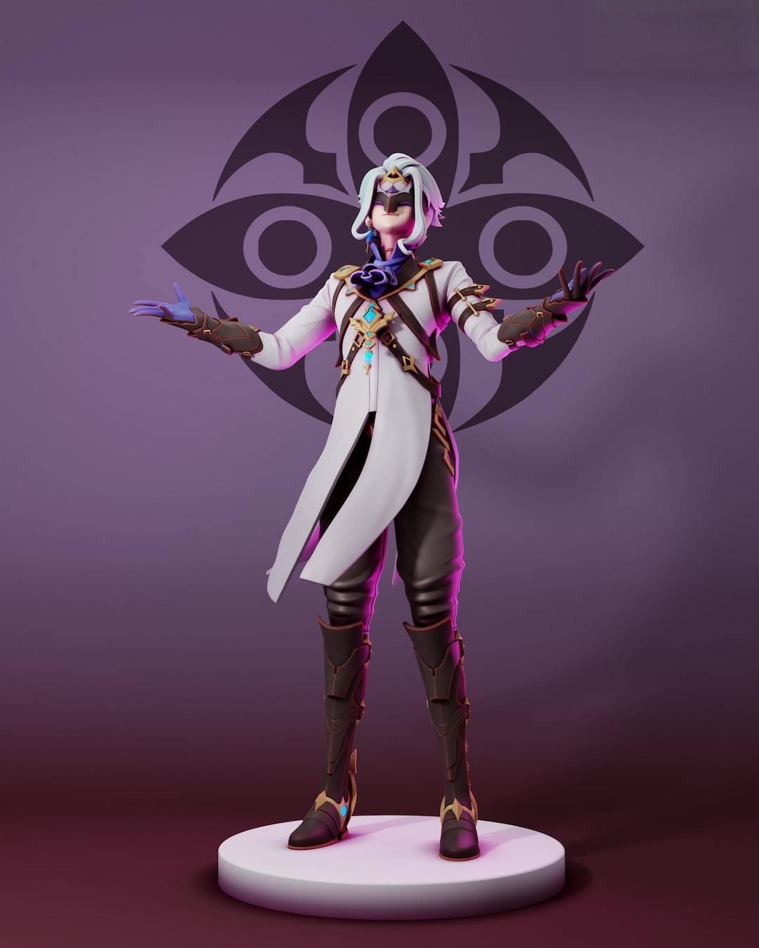 Dottore From Genshin Impact - Statue 3D STL | High Detail 3D Print ...