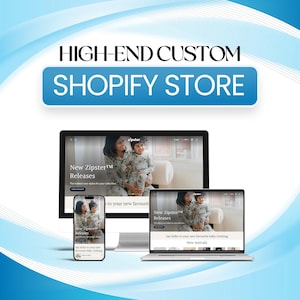 Diseño de sitio web personalizado de Shopify / Configuración de sitio web comercial y de comercio electrónico de marca con un diseñador web profesional