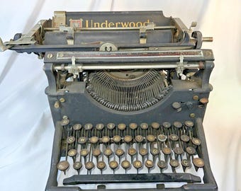 Antique Underwood No. 5 Typewriter: Working Vintage Model With