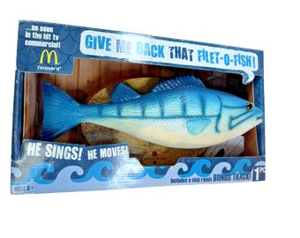 GEMMY Frankie el Pez Devuélveme ese Filet-O-Fish McDonalds Solo sonido* Leer