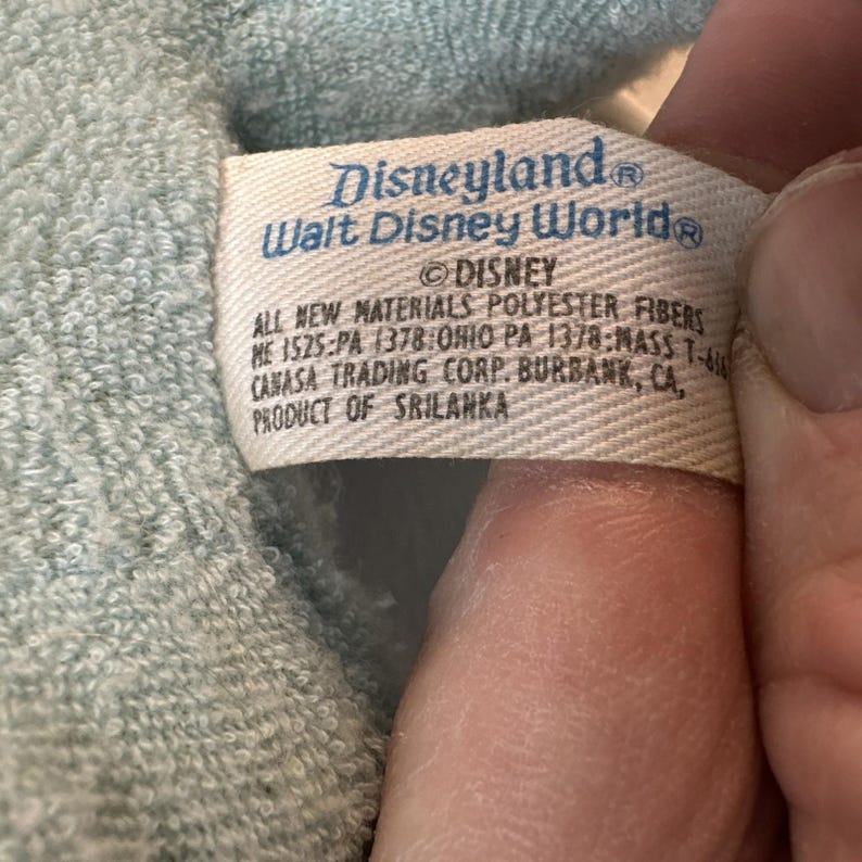 Vintage Baby Mickey Mouse Disneyland disneyworld Plush Stuffed Animal 12" EUC image 3