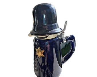 Utica Club Schultz & Dooley Officer Sudds Beer Lid Stein Mug Webco West Germany