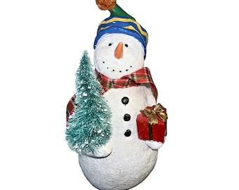 ナンタケット スノーマン フィギュア クリスマス 冬季装飾 10.5インチ