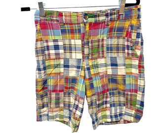 Polo Ralph Lauren Madras Shorts, Kids Size (14 28 in ), Cotton, Multicolor Plaid