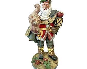 Vintage "Zwarte Woud-kerstman" (Herr Kristmas) Heritage Santa-collectie Midwest