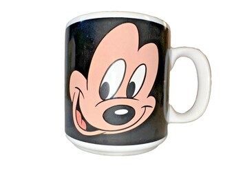 Vintage Mickey und Minnie Becher, APPLAUSE, Walt Disney Home Video