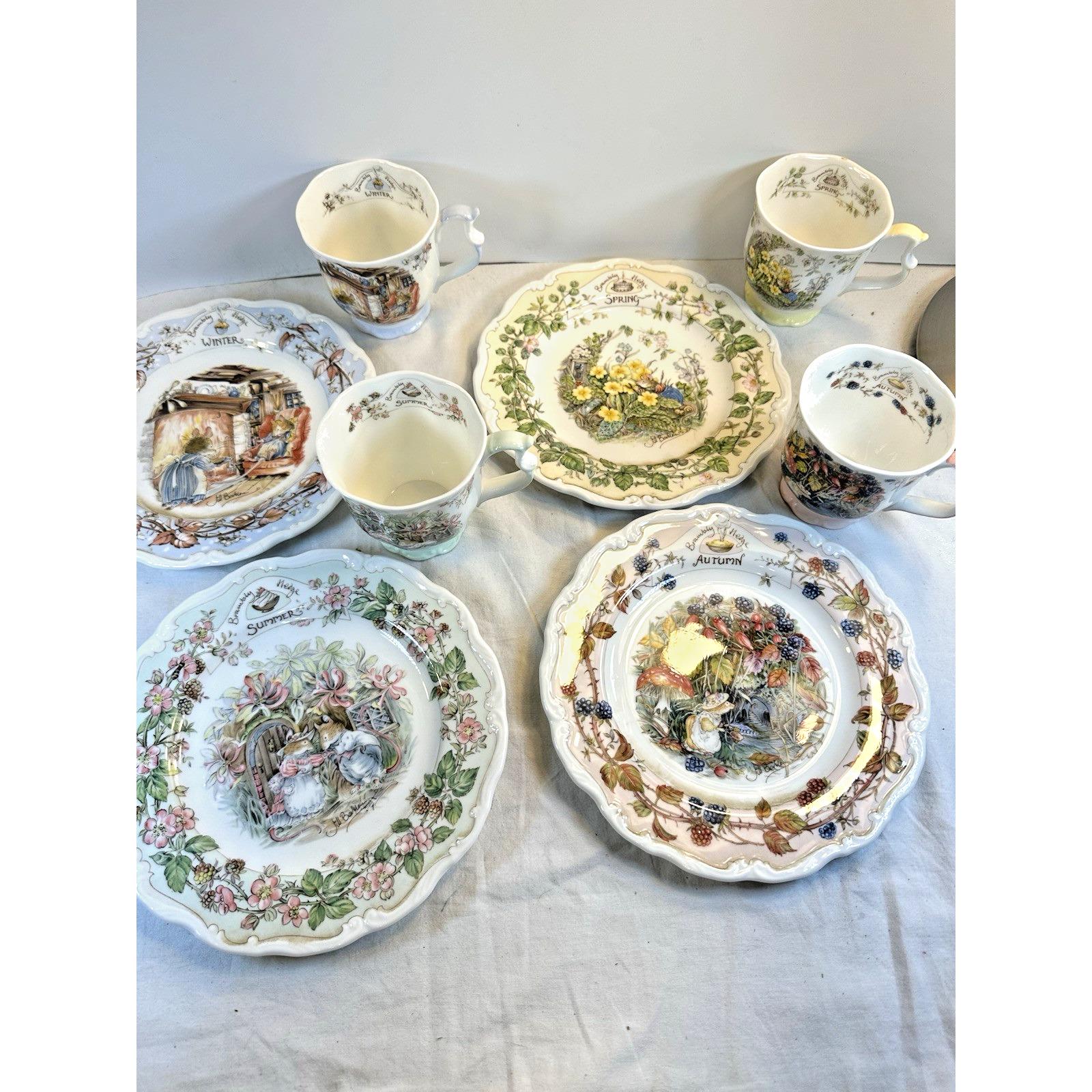 Brambly Hedge Plate Set - Etsy Canada